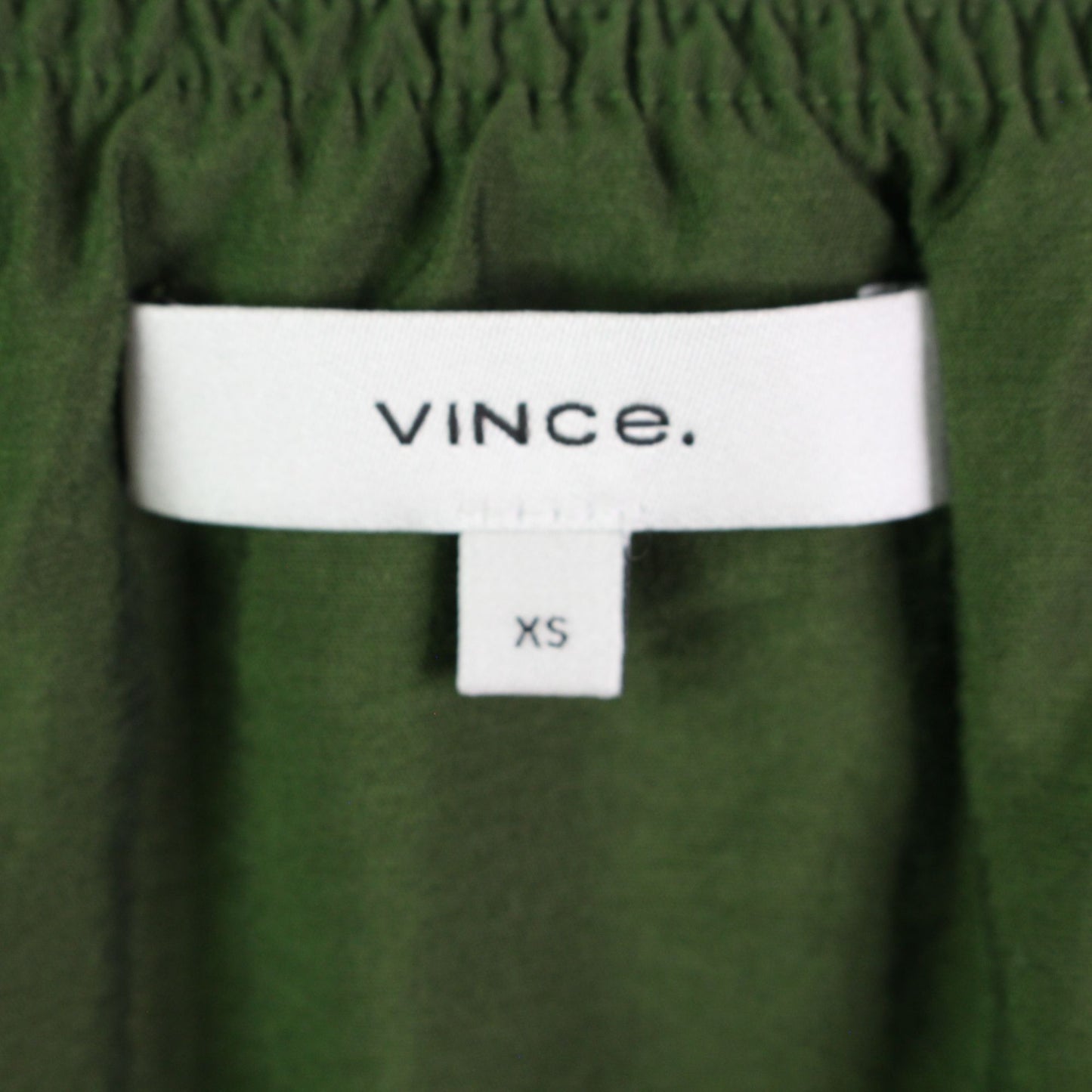 Vince. Off the Shoulder Cami Green XS