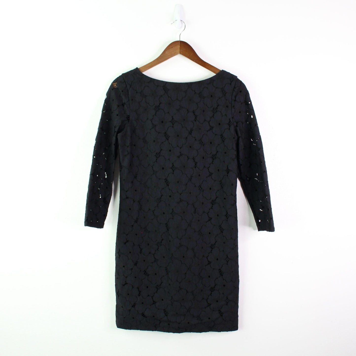Diane Von Furstenberg Sarita Flower Lace Dress Black 8