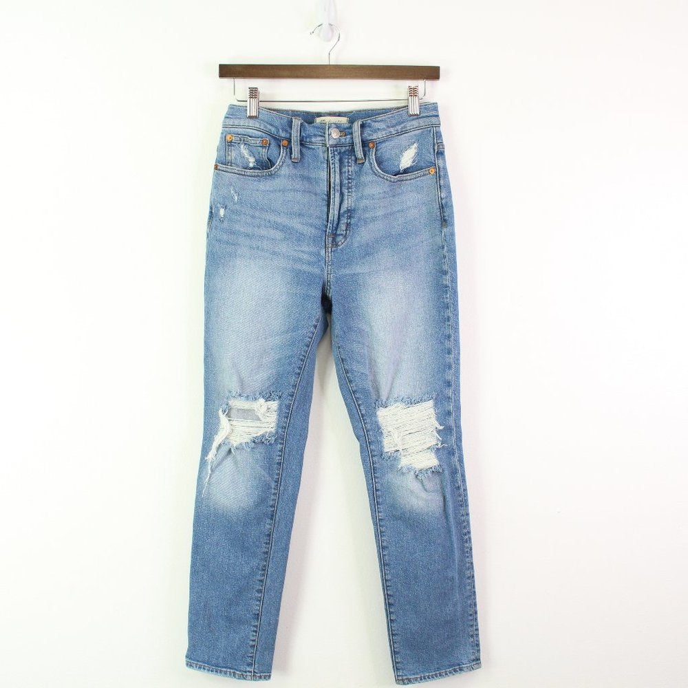 Madewell The Perfect Vintage Jean Distressed Size 26